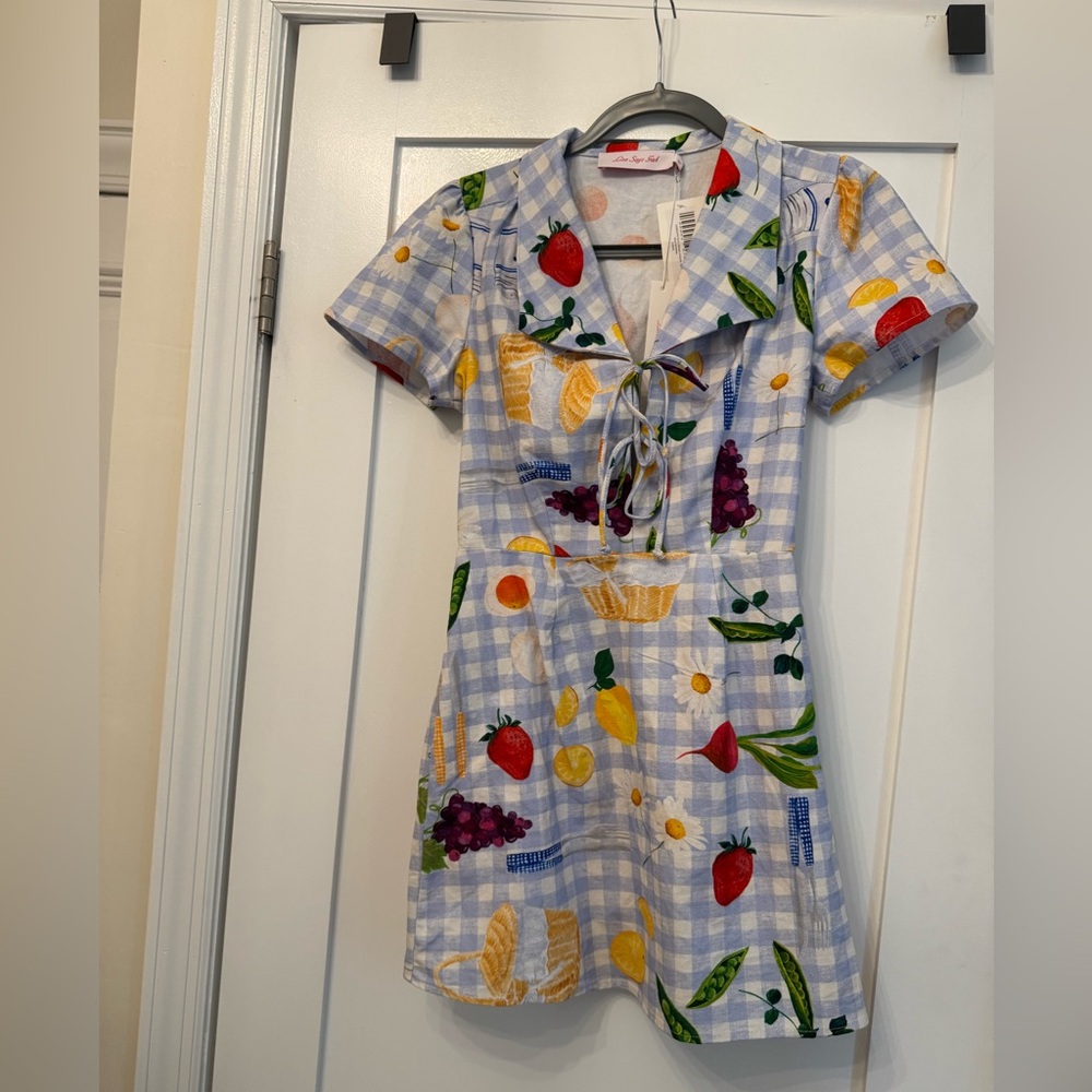 Lisa Says Gah Picnic Alfresco Dress NEW with tags!